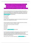 2025-26 WGU D116 Pharmacology 2025-2026 most recent version Comprehensive 160 questions and verified answers accurate solutions Already graded A&plus; Get it 100&percnt; correct&period;