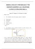 Test Bank for Berne & Levy Physiology 8th Edition by Koeppen & Stanton &vert; Chapters 1&ndash;44 Verified Questions & Answers 2025
