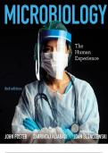 Microbiology&colon; The Human Experience 2nd Edition By John W&period; Foster&semi; Joan L&period; Slonczewski Chapter 1 - 27 Complete &vert; Test Bank&comma; STUDY GUIDE