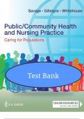 TEST BANK Public&sol;Community Health and Nursing Practice&colon;Caring for Populations 3rd Edition by Christine L&period; Savage&comma; Chapters 1 - 22&comma; Complete &comma; study guide