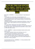 NR 602 Mid-term Exam Questions with Correct Verified Solutions Latest Update 2025&sol;2026 Already A&plus; GRADED&excl;&excl;&excl;100&percnt; GUARANTEED PASS&excl;&excl;