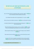DVEP EXAM 2025 QUESTIONS AND ANSWERS