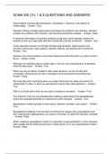 SCMA 350 CH&period; 1 & 3 QUESTIONS AND ANSWERS