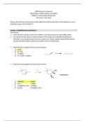  CHEM 203-5-7 Midterm 1 Worksheet with complete solutions&vert;Winter 2025 - Wilfrid Laurier University&period;