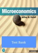 TEST BANK For Microeconomics&comma; 9th edition by Jeffrey M&period; Perloff&comma; Chapters 1 - 20&comma; study guide