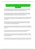 ANCC nursing certification EXAM QUESTIONS AND VERIFIED ACCURATE SOLUTION &vert;GET IT 100&percnt; ACCURATE