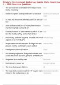 Milady&rsquo;s Professional Barbering Sample State Board Exam 1 &ndash; 2025 Practice Questions