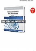 Materials Science and Engineering 9th Edition Callister &ndash; Solutions Manual PDF &lpar;Chapters 2&ndash;22&rpar; &ndash; Instant Download