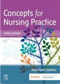 Test Bank for Concepts for Nursing Practice 4th Edition by Jean Foret Giddens All Chapters 1-57 LATEST UPDATE