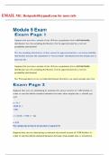 MATH 110 Module 5 Exam Questions And Answers Latest Updates 2025&sol;2026 With Correct Answers 100&percnt; With Complete Solutions Pass Guaranteed Portage Learning