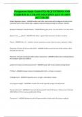 Postpartum Study Guide EXAM QUESTIONS AND VERIFIED ACCURATE SOLUTION &vert;GET IT 100&percnt; ACCURATE