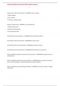 ISU Nursing 208 Exam Questions With Complete Solutions