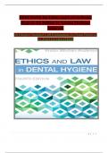 2025 Test Bank for Ethics and Law in Dental Hygiene 4th Edition by Kristin Minihan‑Anderson PDF Questions and Full Answer Key