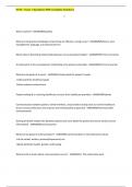 N310 - Exam 1 Questions With Complete Solutions