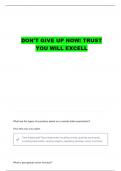 NURSE 2518 CLASS 3 COGNITION QUESTIONS WITH COMPLETE ANSWERS