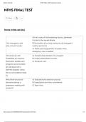 NFHS FINAL TEST 2025 QUESTIONS AND ANSWERS