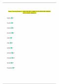 PACKAGE-&colon;&colon;HONORS CHEMISTRY EXAMS WITH CORRECT ANSWERS 