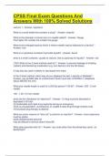 CPSS Final Exam &ndash; Complete Set of Solved Questions and Answers &lpar;100&percnt; Verified Solutions&rpar;