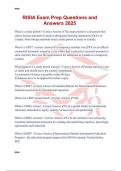RISIA Exam Prep Questions and Answers 2025