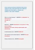 Online Coaching Certification EXAM 2025 &sol;2026 ACTUAL  COMPLETE REAL EXAM QUESTIONS WITH COMPLETE   VERIFIED SOLUTION GUIDE &lpar;A&plus; GRADED 100&percnt;                   CORRECT&rpar;  2025 LATEST VERSION&excl;&excl;  