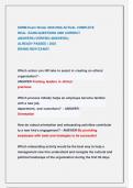 SHRM Exam Winter 2025&sol;2026 ACTUAL COMPLETE                       REAL  EXAM QUESTIONS AND CORRECT                             ANSWERS &lpar;VERIFIED ANSWERS&rpar; &vert;                                            ALREADY PASSED &vert; 2025                                    