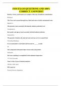 FSM EXAM QUESTIONS AND 100&percnt; CORRECT ANSWERS&excl;&excl;