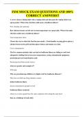 FSM MOCK EXAM QUESTIONS AND 100&percnt; CORRECT ANSWERS&excl;&excl;