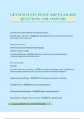 GLYNCO FLETC&sol;FLETC BOP EXAM 2025 QUESTIONS AND ANSWERS