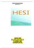 HESI RN V1&ndash;V5 & V8 &ndash; Complete Exam Questions and Verified Answers &lpar;Full Nursing Review&rpar;