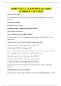 IMDP EXAM 2 QUESTIONS AND 100&percnt; CORRECT ANSWERS&excl;&excl;