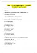 IMDP EXAM 3 QUESTIONS AND 100&percnt; CORRECT ANSWERS&excl;&excl;
