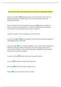 IB Sport Science&colon; Topic 2 Exam Questions with Correct Answers&vert; Latest Update Graded A&plus; 
