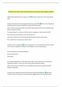 PACKAGE-&colon;&colon;IB Sports Exams with Correct Answers 