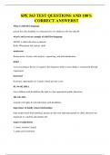 SPE 563 TEST QUESTIONS AND 100&percnt; CORRECT ANSWERS&excl;&excl;