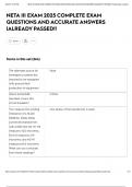 NETA III EXAM 2025 COMPLETE EXAM QUESTIONS AND ACCURATE ANSWERS &vert;ALREADY PASSED&excl;&excl;
