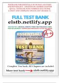 Test bank for essentials of human anatomy and physiology 12edition by marieb