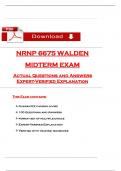NRNP 6675 Week 6 Midterm Exam Questions and Revised Correct Answers &lpar;2025 &sol; 2026&rpar; 100&percnt; Guarantee Pass