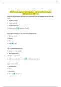 Idaho Pesticide Applicator Quiz&vert; Questions with Correct Answers&vert; Latest  Update Guaranteed Success