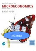 Foundations of Microeconomics 9th Edition Bade complete &vert; Test Bank&period; study guide
