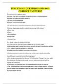 TFSC EXAM 3 QUESTIONS AND 100&percnt; CORRECT ANSWERS&excl;&excl;