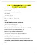 TFSC EXAM 6 QUESTIONS AND 100&percnt; CORRECT ANSWERS&excl;&excl;