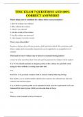 TFSC EXAM 7 QUESTIONS AND 100&percnt; CORRECT ANSWERS&excl;&excl;