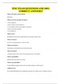 TFSC EXAM QUESTIONS AND 100&percnt; CORRECT ANSWERS&excl;&excl;