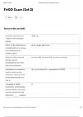 FAGD Exam &lpar;Set 2&rpar; Questions and Answers &vert; 2025 Update &vert; 100&percnt; Correct