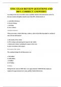 TFSC EXAM REVIEW QUESTIONS AND 100&percnt; CORRECT ANSWERS&excl;&excl;