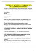 TFSC EXAM REVISION QUESTIONS AND 100&percnt; CORRECT ANSWERS&excl;&excl;