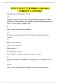 TFSC EXAM 5 QUESTIONS AND 100&percnt; CORRECT ANSWERS&excl;&excl;