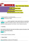 NYS Notary Public Exam &vert; Complete Study Guide and Practice Questions for New York Notary License