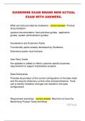GUIDEWIRE EXAM BRAND NEW ACTUAL  EXAM WITH ANSWERS&period;