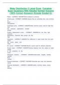Water distribution 2 Latest exam  complete exam questions with detailed verified answers &lpar;100&percnt; correct answers&rpar; &sol;already graded a&plus;